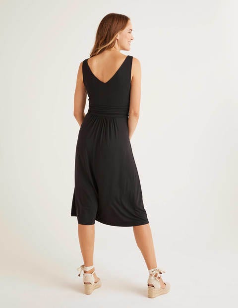 boden black jersey dress