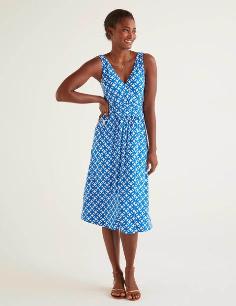 Effie Jersey Dress - Bold Blue, Link Effie Jersey Dress - Bold Blue, Link