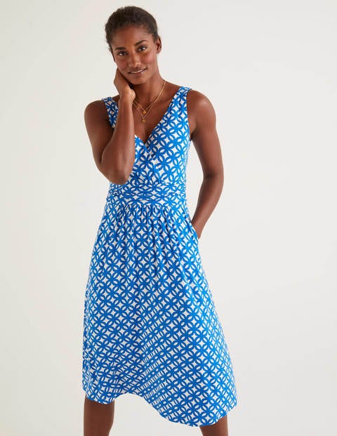 Effie Jersey Dress - Bold Blue, Link Effie Jersey Dress - Bold Blue, Link