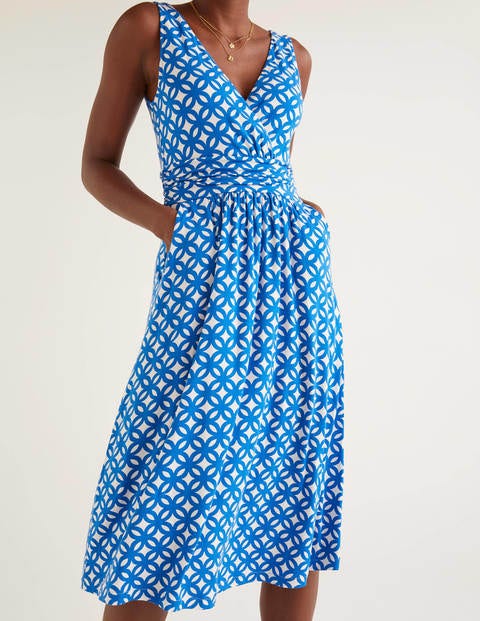 Effie Jersey Dress - Bold Blue, Link Effie Jersey Dress - Bold Blue, Link