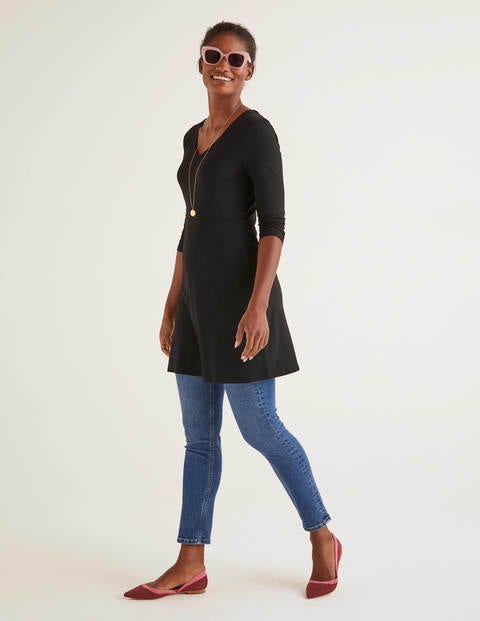 Tori Jersey Tunic - Black Tori Jersey Tunic - Black