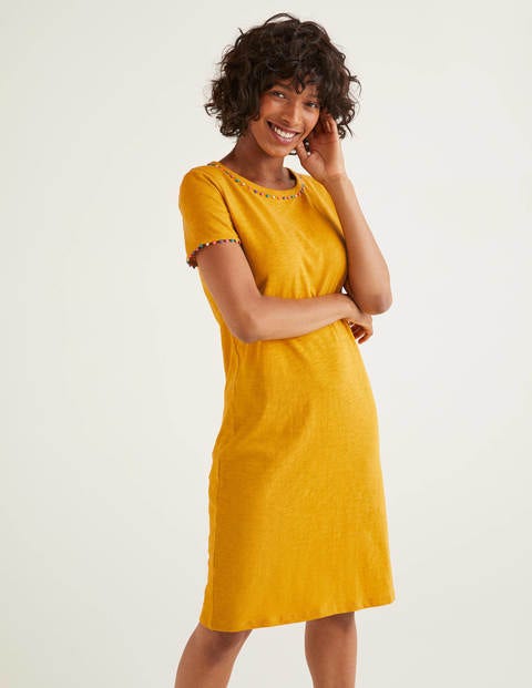 Charlie Jersey T-shirt Dress - Tuscan Sun Charlie Jersey T-shirt Dress - Tuscan Sun