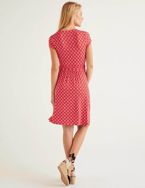 Lola Jersey Dress - Post Box Red, Link Lola Jersey Dress - Post Box Red, Link