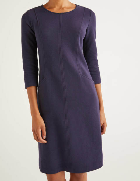 Ellen Ottoman Dress - Navy Ellen Ottoman Dress - Navy