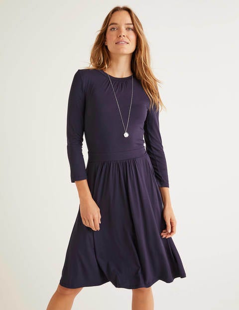 Robe Mira en jersey - Bleu marine Robe Mira en jersey - Bleu marine
