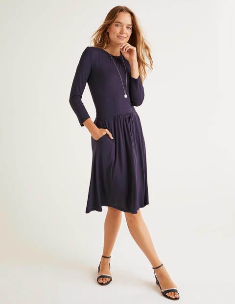 Robe Mira en jersey - Bleu marine Robe Mira en jersey - Bleu marine
