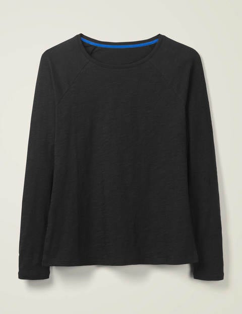 The Cotton Baseball Tee - Black The Cotton Baseball Tee - Black