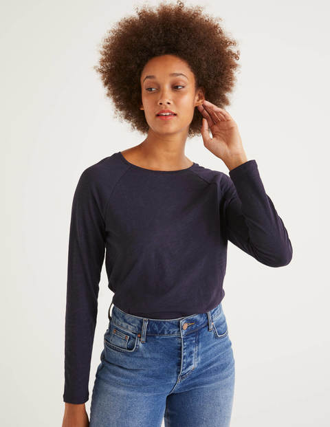 The Cotton Baseball Tee - Navy The Cotton Baseball Tee - Navy