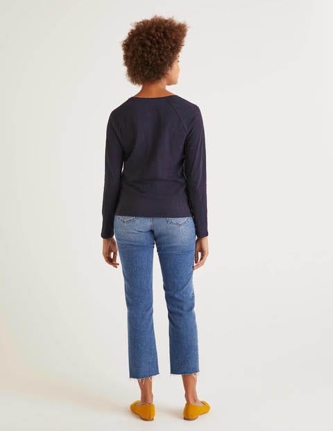 The Cotton Baseball Tee - Navy The Cotton Baseball Tee - Navy