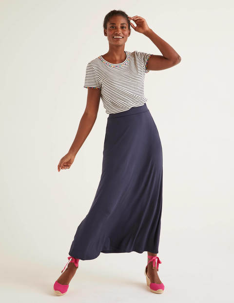 Jersey Maxi Skirt - Navy Jersey Maxi Skirt - Navy