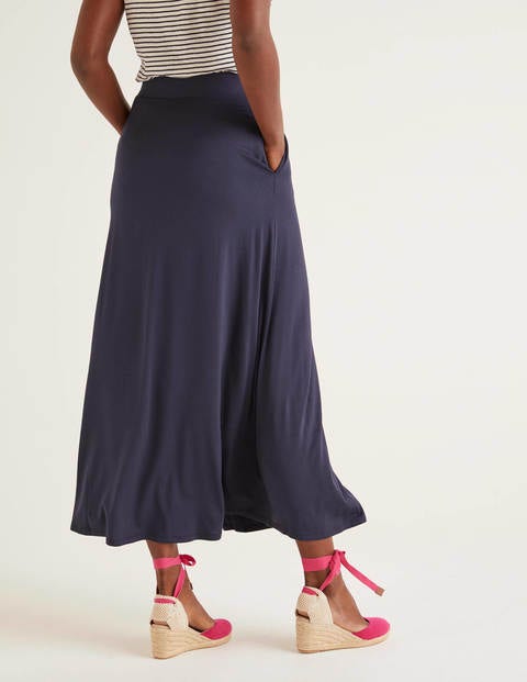 Jersey Maxi Skirt - Navy Jersey Maxi Skirt - Navy