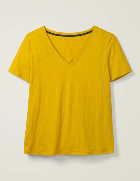 The Cotton V-Neck Tee - Tuscan Sun The Cotton V-Neck Tee - Tuscan Sun