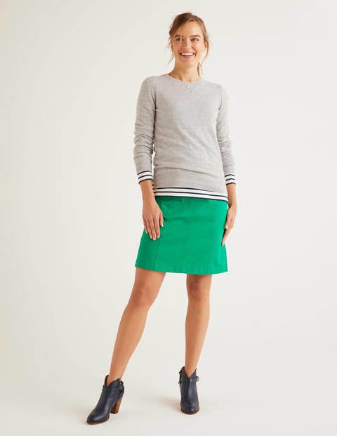 Cashmere Crew Neck Jumper - Grey Melange Cashmere Crew Neck Jumper - Grey Melange