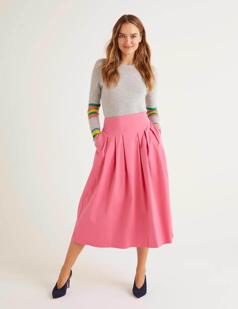 Cashmere Crew Neck Jumper - Grey Melange Colourblock Cashmere Crew Neck Jumper - Grey Melange Colourblock