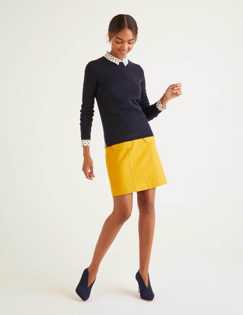 Cashmere Crew Neck Jumper - Navy Cashmere Crew Neck Jumper - Navy