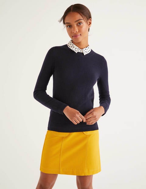 Cashmere Crew Neck Jumper - Navy Cashmere Crew Neck Jumper - Navy
