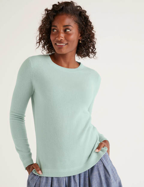 Kaschmirpullover Mit Rundhalsausschnitt - Pfefferminze Kaschmirpullover Mit Rundhalsausschnitt - Pfefferminze