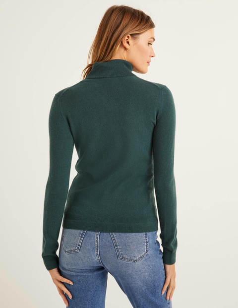 Pull Col Roulé En Cachemire - Jardin à minuit Pull Col Roulé En Cachemire - Jardin à minuit