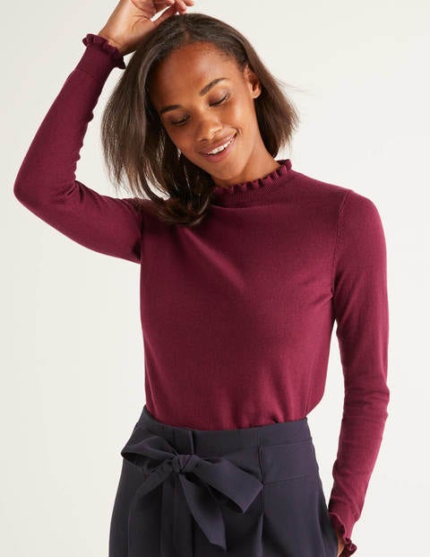 Lara Pullover - Rubinrot Lara Pullover - Rubinrot