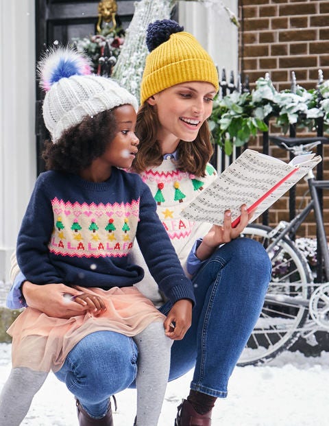 Festive Fair Isle Sweater - Ivory Festive Fair Isle Sweater - Ivory