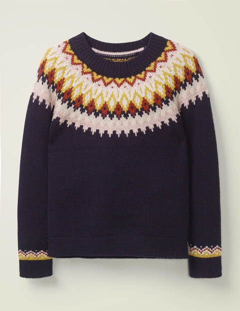 Emma Fair Isle Jumper - Navy Emma Fair Isle Jumper - Navy