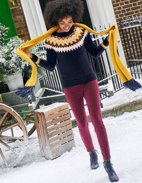 Emma Fair Isle Jumper - Navy Emma Fair Isle Jumper - Navy