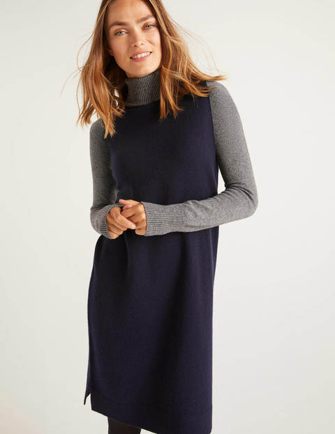 Juliet Dress - Colourblock Navy/Ivory Juliet Dress - Colourblock Navy/Ivory
