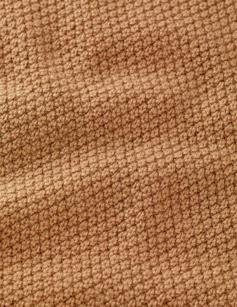 Leonora Kleid - Kamelbraun Melange Leonora Kleid - Kamelbraun Melange
