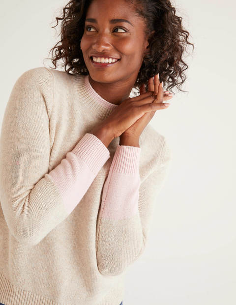 Fife Gemütlicher Pullover - Mausgrau Melange Fife Gemütlicher Pullover - Mausgrau Melange