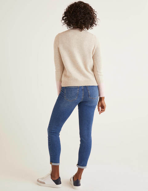 Fife Gemütlicher Pullover - Mausgrau Melange Fife Gemütlicher Pullover - Mausgrau Melange