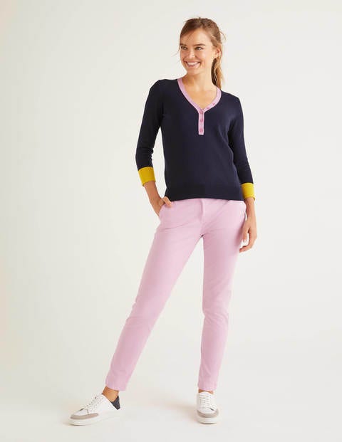 Wiltshire Henley Jumper - Navy Wiltshire Henley Jumper - Navy