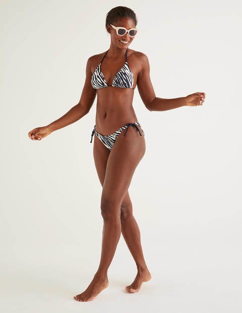 String Bikini Bottoms - Navy, Safari String Bikini Bottoms - Navy, Safari