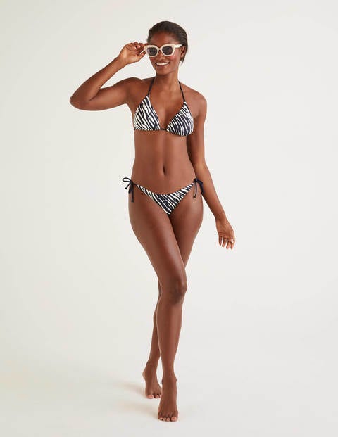 String Bikini Bottoms - Navy, Safari String Bikini Bottoms - Navy, Safari