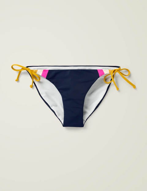 String Bikini Bottoms - Navy/Multi Stripe String Bikini Bottoms - Navy/Multi Stripe