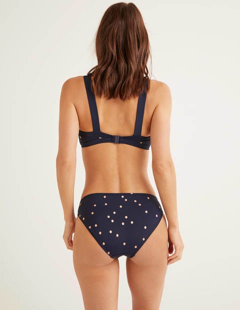 Bikini Bottoms - Rose Gold Foil, Scattered Spot Bikini Bottoms - Rose Gold Foil, Scattered Spot