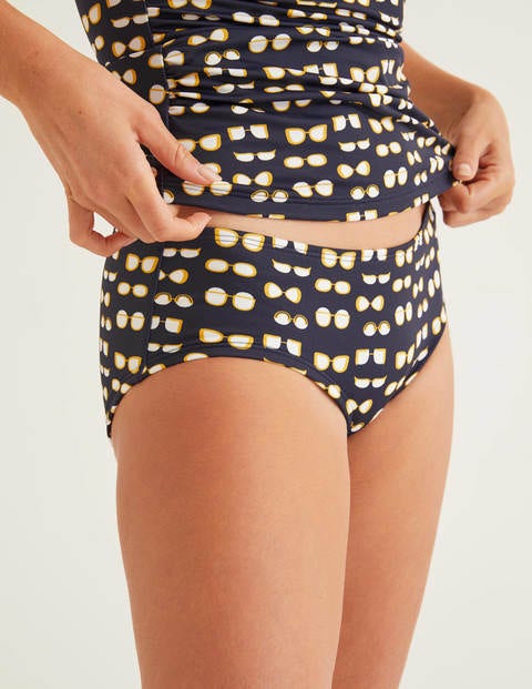 Bikini Shorts - Navy, Lunettes Bikini Shorts - Navy, Lunettes