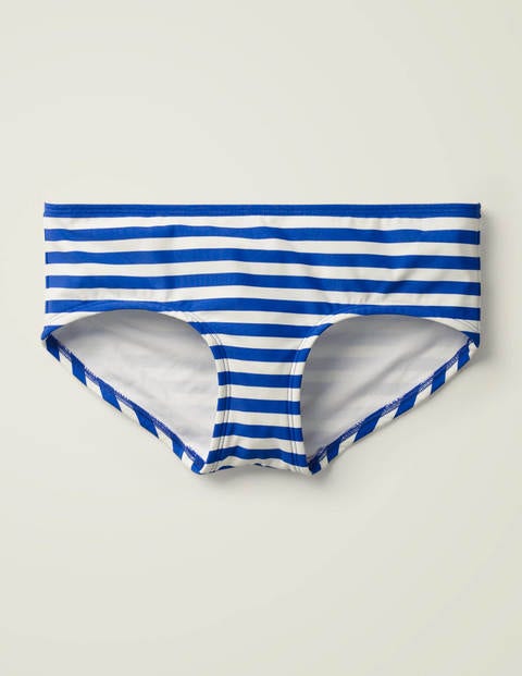 Bikini Shorts - Noble Blue/Ivory Stripe Bikini Shorts - Noble Blue/Ivory Stripe