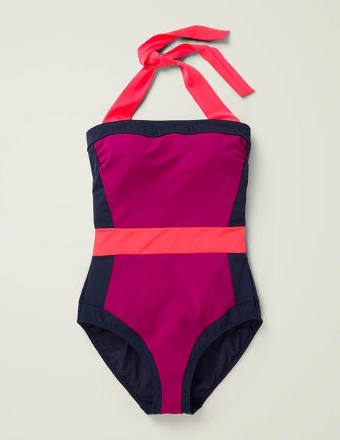 Santorini Swimsuit - Polished Berry Colourblock Santorini Swimsuit - Polished Berry Colourblock