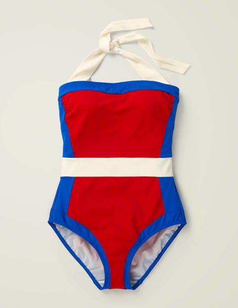 Santorini Swimsuit - Red Mulberry Colourblock Santorini Swimsuit - Red Mulberry Colourblock