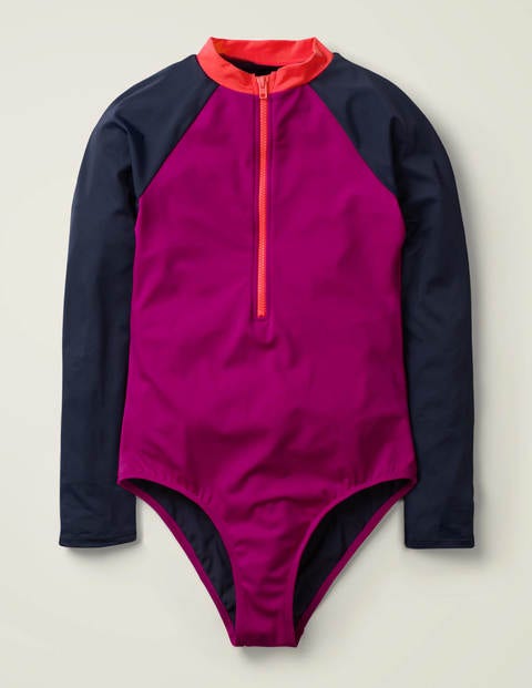 Valletta Swimsuit - Polished Berry Colourblock Valletta Swimsuit - Polished Berry Colourblock