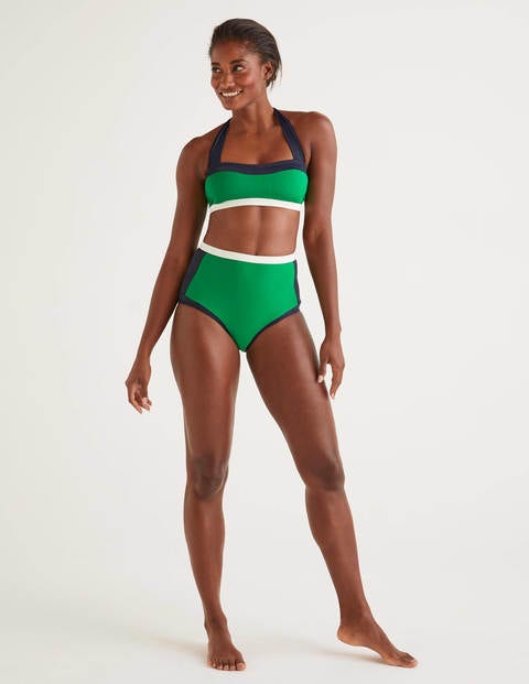 Santorini Bikini Top - Shamrock Colourblock Santorini Bikini Top - Shamrock Colourblock