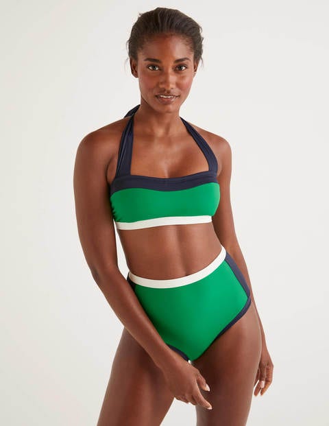 Santorini Bikini Top - Shamrock Colourblock Santorini Bikini Top - Shamrock Colourblock