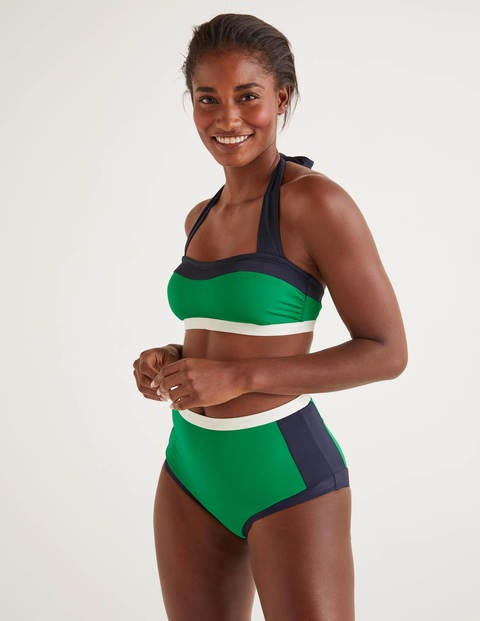 Santorini Bikini Top - Shamrock Colourblock Santorini Bikini Top - Shamrock Colourblock