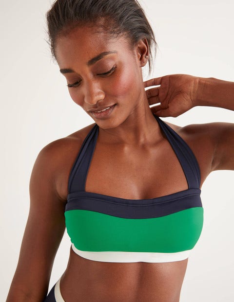 Santorini Bikini Top - Shamrock Colourblock Santorini Bikini Top - Shamrock Colourblock