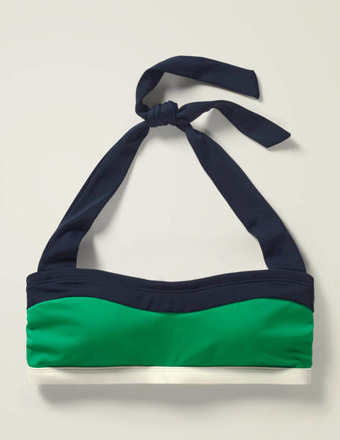 Santorini Bikini Top - Shamrock Colourblock Santorini Bikini Top - Shamrock Colourblock