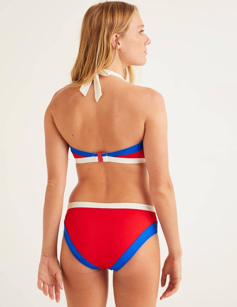 Santorini Bikini Top - Red Colourblock Santorini Bikini Top - Red Colourblock
