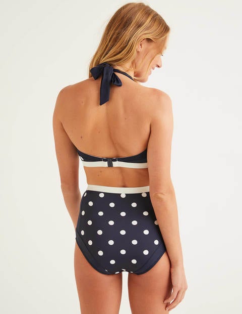Santorini Bikini Top - Navy/Ivory Spot Santorini Bikini Top - Navy/Ivory Spot