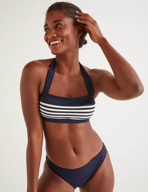 Santorini Bikini Top - Navy/Ivory Stripe Santorini Bikini Top - Navy/Ivory Stripe