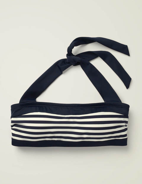 Santorini Bikini Top - Navy/Ivory Stripe Santorini Bikini Top - Navy/Ivory Stripe