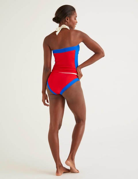 Santorini Bikini Bottoms - Hot Pepper Colourblock Santorini Bikini Bottoms - Hot Pepper Colourblock